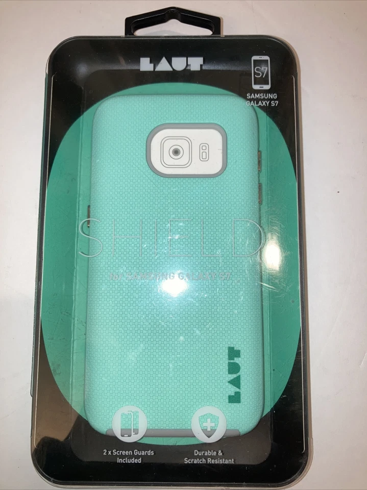 LAUT Samsung Galaxy S7 Protector Teléfono Aqua Foto 2 de 4
