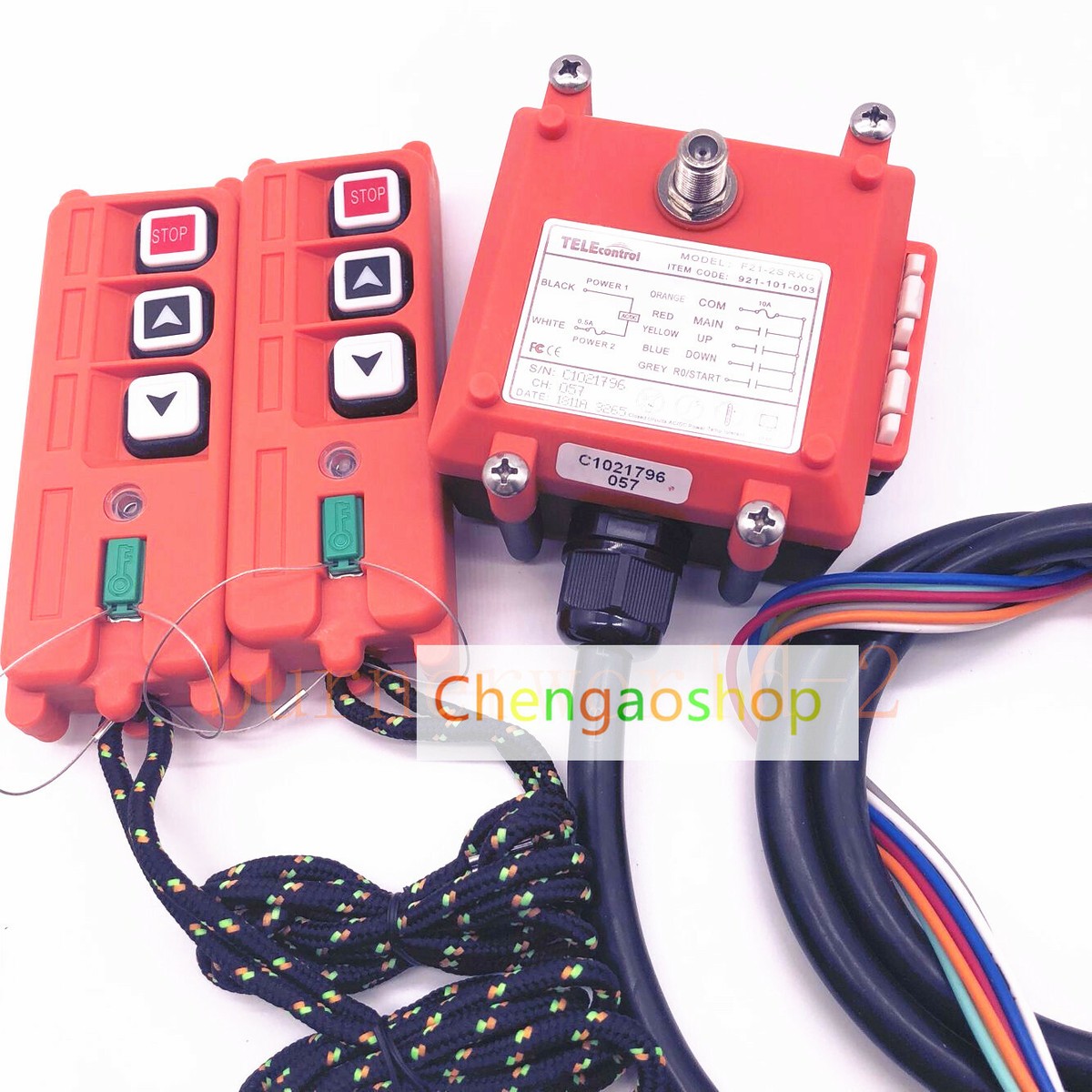 TELECRANE Wireless Industrial Remote Controller F21-2S Hoist