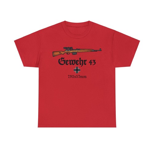 Gewehr 43 T-Shirt WWII German Rifle Gun - Picture 46 of 49