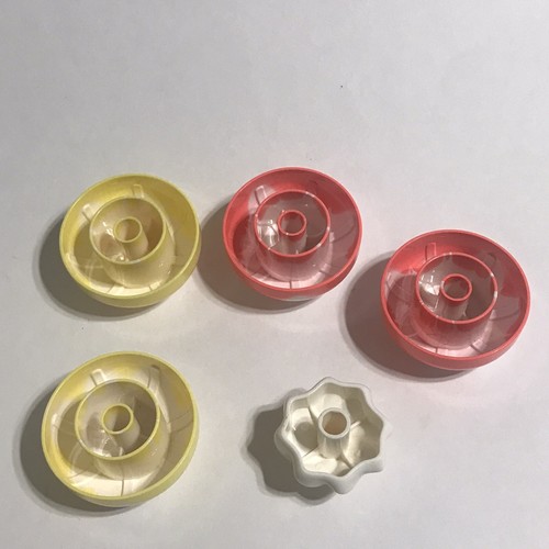 DUPLO LEGO Gelato Cupcake Topping Pezzi di Ricambio Pezzi Giallo Rosa Bianco - Foto 4 di 9