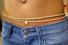 Beaded Waist Beads Body Jewelry Belly Chain African Waist Beads Multiple Sizes