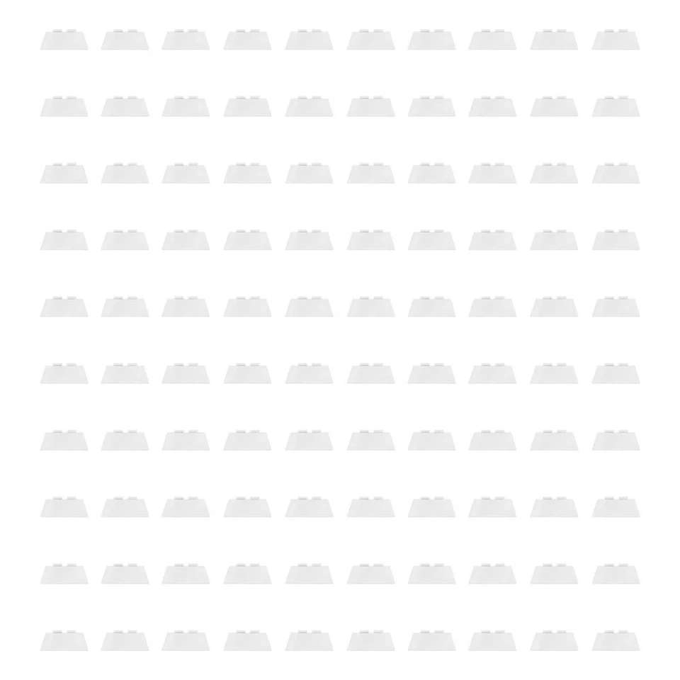 100 Pc Slatwall 4'' x 10'' Flat Styrene Clear Shoe Shelf Acrylic Display Fixture - Image 2 of 4