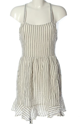 MARC O'POLO Robe d'été Dames T EU 40 blanc-bleu-noir style décontracté