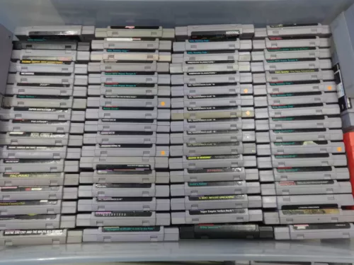 LARGE SELECTION SNES Super Nintendo SNES VIDEO GAMES U CHOOSE FROM DROP DOWN