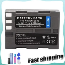 EN-EL3e High Capacity 2200mAh Battery for Nikon D50 D70 D70s D80 D90 D100 D200