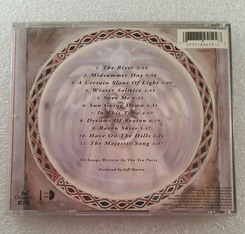 The Tea Party ‎– Splendor Solis - CD 1993 - F2-89419 CRYSALIS - Imagen 5 de 8