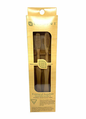 N-Element 2 Natural Bamboo Toothbrushes