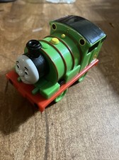 Thomas the Train  Friends Percy Pull Back and Go Moves Plastic Car Mattel 2009