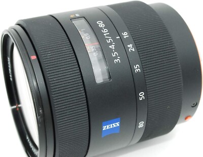 SONY standard zoom lens Vario-Sonnar T*DT 16-80 mm F-3.5-4.5 ZA