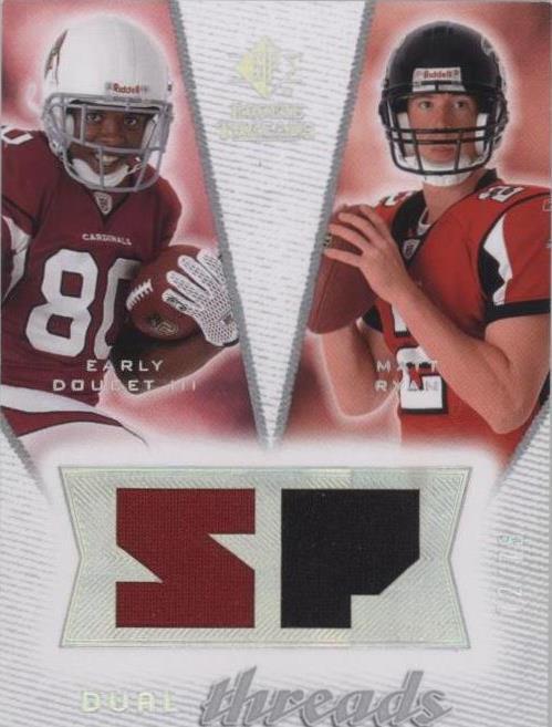 2008 SP Rookie Threads Early Doucet Matt Ryan #DT-DR - 1 of 2