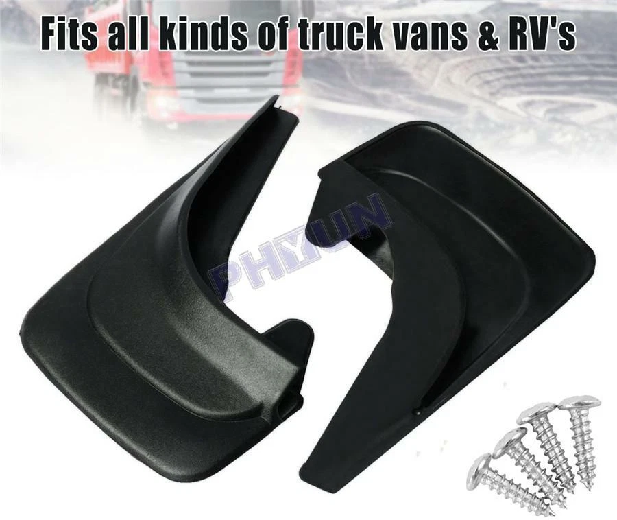2Pcs Car Mud Flap Mudflaps Splash Guards Fender For Car SUV Truck Vans RV USA Foto 2 de 4