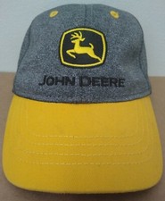 Toddler John Deere Tractor Hat Cap Elastic Stretch Fit One Size