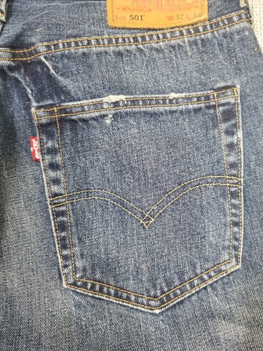 Levi's Premium 501 Big E Jeans Non Selvedge Size 32x34 - Picture 10 of 10