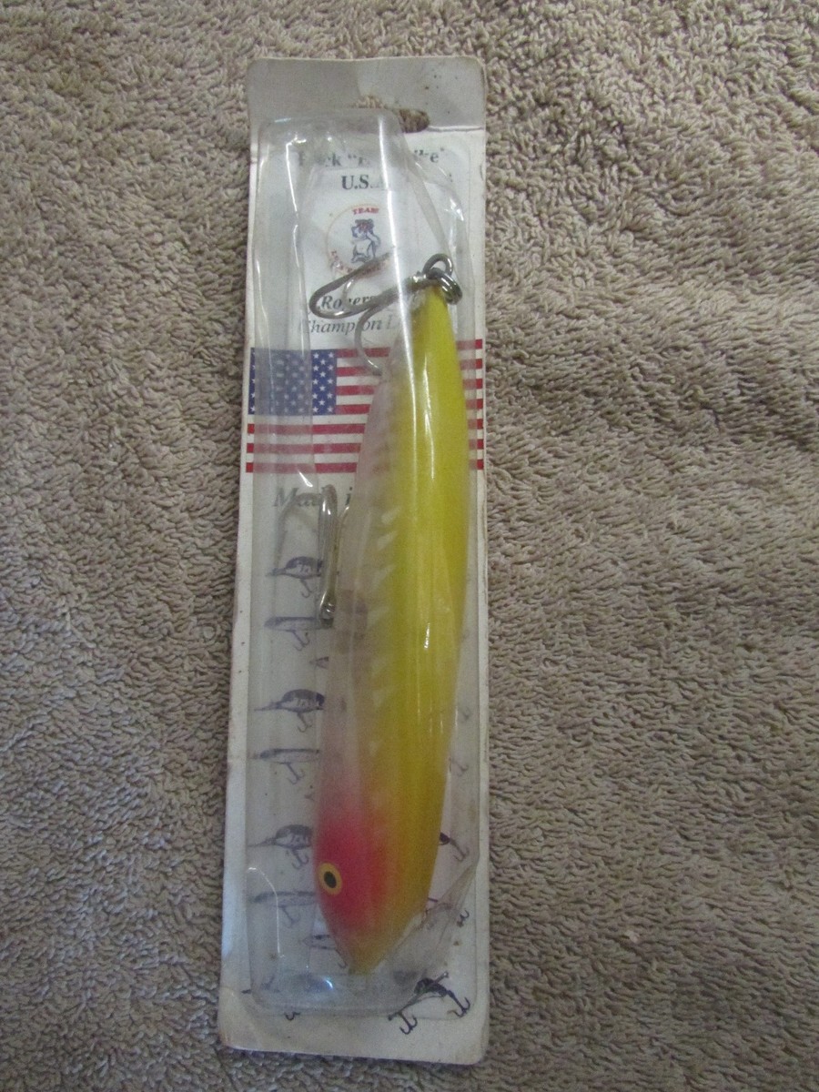 Luck E Strike Fishing Lure - 4 3/4 Long - Yellow - New!!! (CR 1
