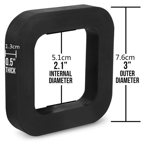 5pcs Silencer Pad Hitch Receiver Muffler Trailer Link Damping Block Reduce Noise - Picture 8 of 8