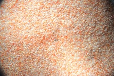 0305.01 - 1 OUNCE SALMON PINK BULLSEYE GLASS FINE FRIT 90 COE FUSIBLE