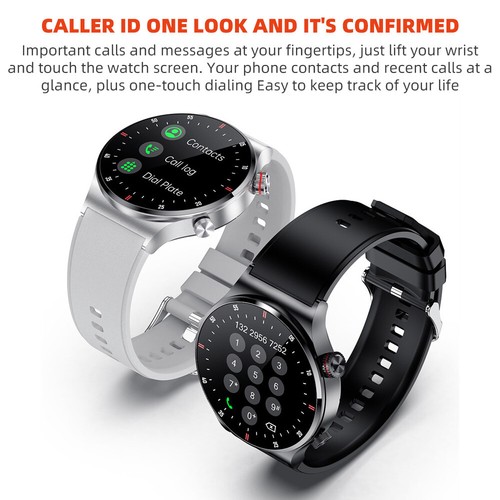 Bluetooth Call Smart Watches Full Touch Screen Sports Monitor For iPhone HISENSE - Picture 3 of 12