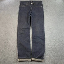 APC Rescue Droit Selvedge Jeans Mens 31x34 Slim Fit Straight Raw Denim CLEAN EUC