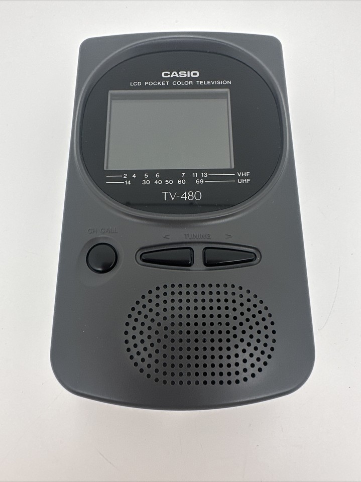 Vintage Casio TV-480 Portable Pocket LCD Color TV-Only For Parts not ...