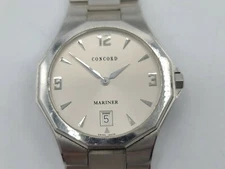 Concord Mariner White Dial Stainless Steel Women's Watch 14 E7 1881 -USED- W71