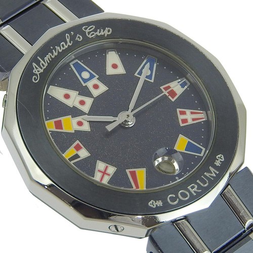 CORUM 39.610.30 V-50 Admirals cup Watches Navy/Silver NavyDial Stainless S... - Picture 3 of 8