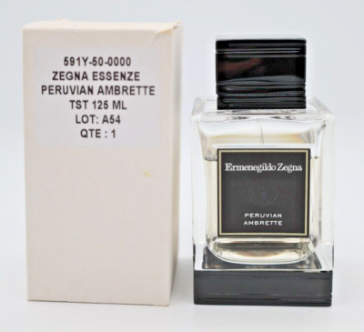 Ermenegildo Zegna Peruvian Ambrette 125ml / 4.2 oz TESTER 2014 by Finescents