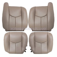 For 2003 2004 2005 2006 Gmc Sierra Driver Passenger Bottom Top Seat Cover