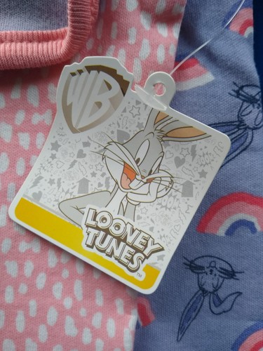 Baby Girl Clothes Set 3-6 Month Starter Outfit Sleepsuit Bib Bodysuit Bugs Bunny - Picture 3 of 12