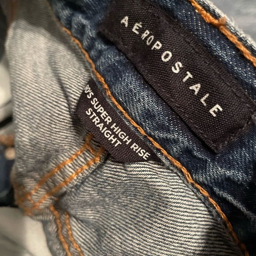 Jeans rectos Aeropostale años 90 súper altos talla 6 - Imagen 6 de 6