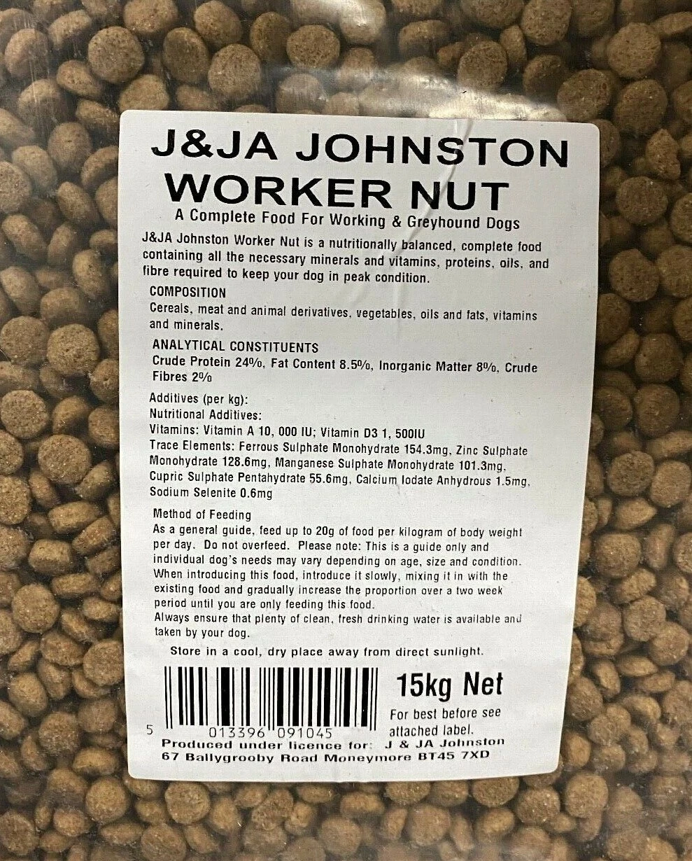 28Kg 2 x 14Kg Premium Working Dog Nut Food Meaty Mix + FREE DHL Delivery
Opens in a new window or ta