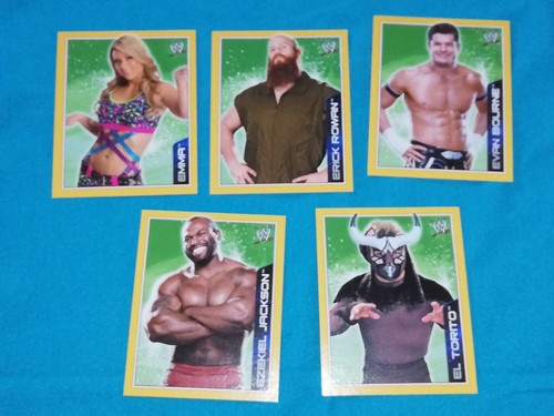 WWE TOPPS STICKERS 2014 A-Z OF WWE SELECT THE STICKER YOU NEED WWF WRESTLING - Picture 5 of 23