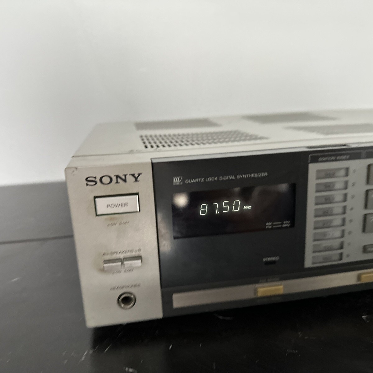 Vintage Sony STR-VX2 AM/FM 1980s Stereo Receiver Tested