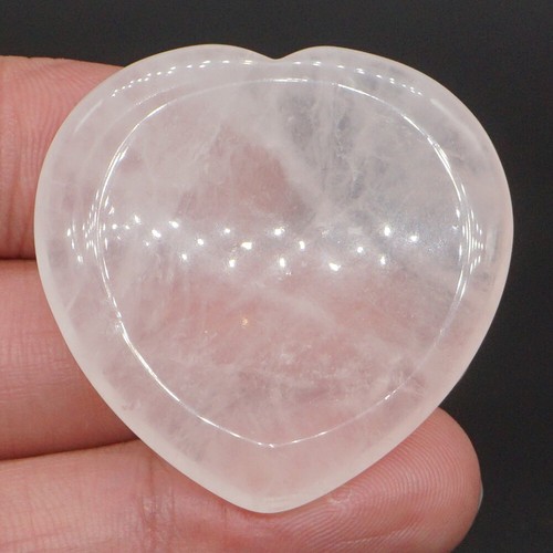Heart Oval Thumb Worry Stone Healing Crystal Pocket Palm Stone Chakra Meditation - Imagen 3 de 141