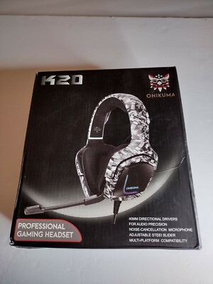 ONIKUMA K20 High Performance Professional Gaming Headset-New