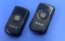 2x USED NUSTART 1-BUTTON NU1WR4R-AM REMOTE TRANSMITTER FOB VA5REH300-1WAM
