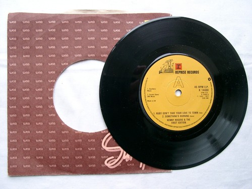KENNY ROGERS & THE FIRST EDITION 7" EP - K 14480 - 1977 UK