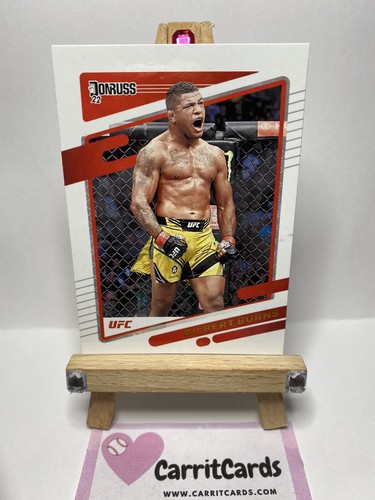 GILBERT BURNS 2022 Panini Donruss UFC #79 Welterweight - Picture 3 of 6