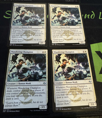mtg fate reforged best cards Wandering Champion X4 Fate Reforged Magic the Gathering MTG