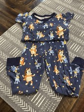 Little Sleepies Bluey Dance Mode Long Sleeve Pajama Set - Size 2T