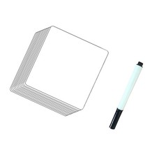 12Pcs Whiteboard Stickers Removable Label Dry Erase with A Pen