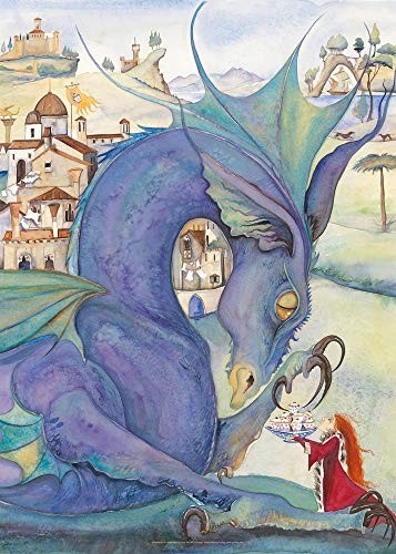 Jackie Morris Tell Me a Dragon Poster. Morris 9781912654192 Free Shipping**