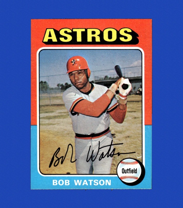 1975 Topps Mini Set-Break #227 Bob Watson NM-MT OR BETTER *GMCARDS*