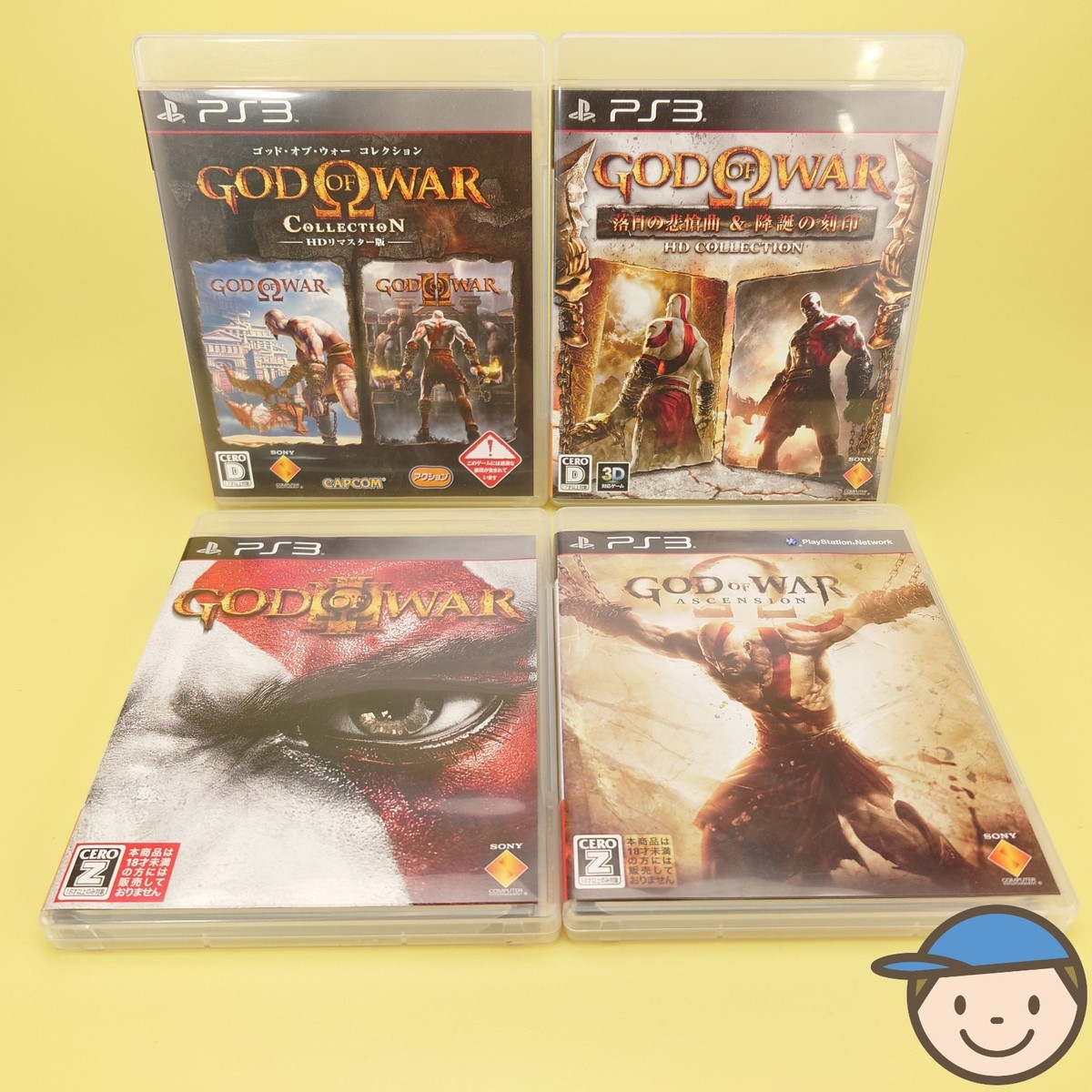 PlayStation 3 God of War 1 2 3 Ascension HD Collection Set