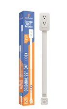 EZ Outlet Electrical Extender. Access Hard-to-Reach Outlets White