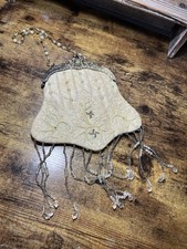 Vintage-Inspired Edwardian Beaded Purse Bag. Theater Prom Wedding Cosplay