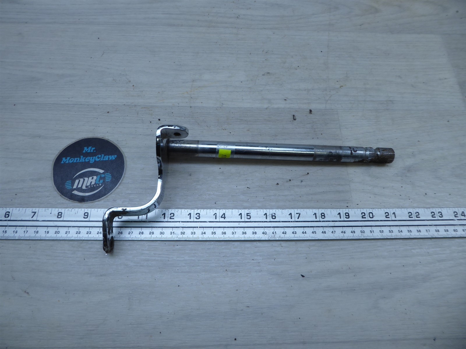 1974 Harley Sportster XL1000 S20924. rear brake linkage bar rod