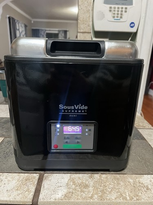 #ad SousVide Supreme demi Sous Vide Cooker Black Electric 650W Metal $80.00