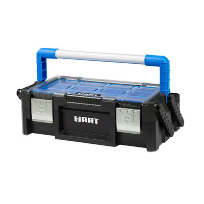 HART 18'' Cantilever Organizer, Resin Tool Box for Small Tools and Parts