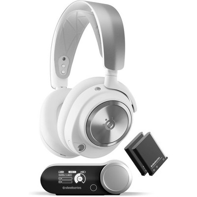 SteelSeries Arctis Nova Pro Omni - Wireless Gaming Headset ANC PC+PS5+XBOX White