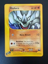 Rhyhorn 91/144 Non Holo Pokemon Card Skyridge Set NEAR MINT